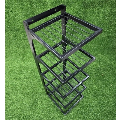 Picture of Wall-Mounted Iron Kitchen Rack | 5-Tier Heavy Duty Storage Shelf