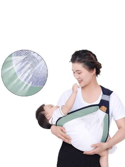 Picture of Comfortable Mesh Baby Carrier Sling – Breathable Shoulder Baby Holde