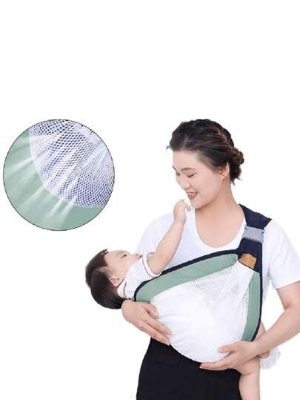 Picture of Comfortable Mesh Baby Carrier Sling – Breathable Shoulder Baby Holde