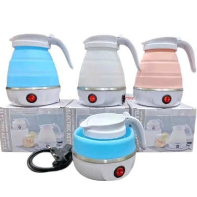 Picture of "Portable Electric Travel Kettle - Compact, Foldable Design for Hot Water On-the-Go"