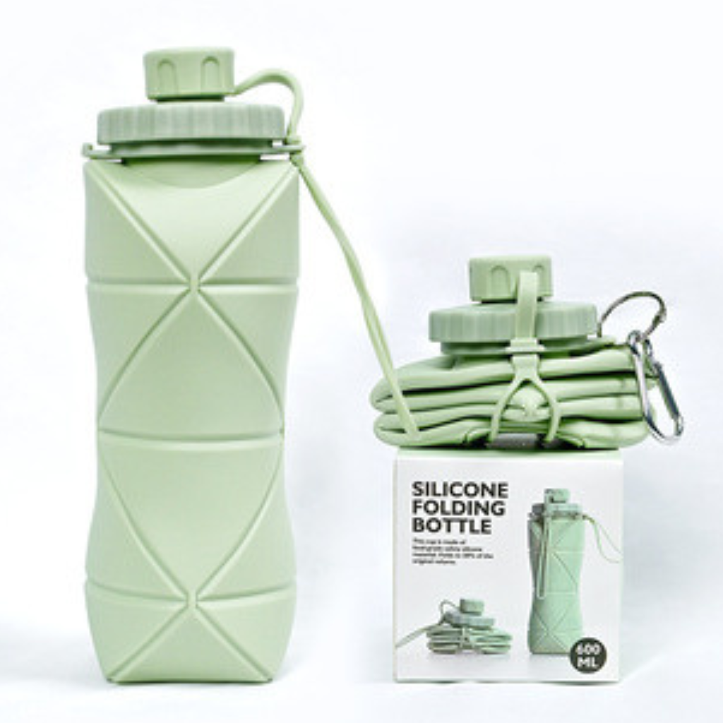 Picture of Silicone Foldable Water Bottle For Traveling And Outdoor Sports, Summer Essentials