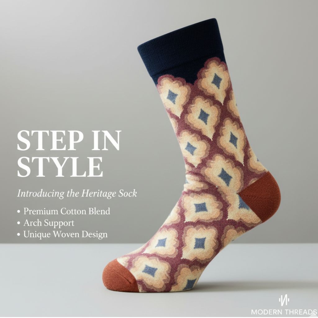Picture of Modern Threads Heritage Sock Premium Cotton Blend