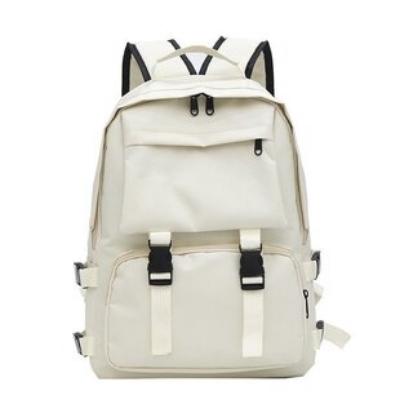 Picture of Retro Combines Vintage Style Backpack - White