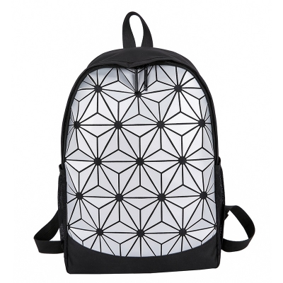 Picture of Diamond Geometric Backpack Unisex Laser Colorful Backpack