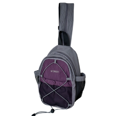 Picture of 2.Personalized Crossbody Bag Sports Hiking And Mountaineering Bag Multi Functional And Versatile Chest Bag - purple