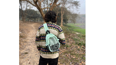 Picture of 1.Personalized Crossbody Bag Sports Hiking And Mountaineering Bag Multi Functional And Versatile Chest Bag - green