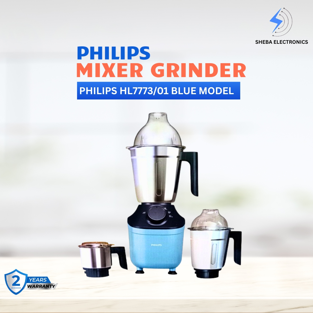 Picture of Philips HL7773 800 Watt Powerful motor Mixer Grinder with MicroGrind Technology Green