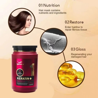 Picture of LIGHTNESS Keratin Care One Hair Mask Red 1000ML