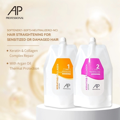 Picture of AP Premium Keratin & Collagen Complex Repair Rebonding Straightening Cream