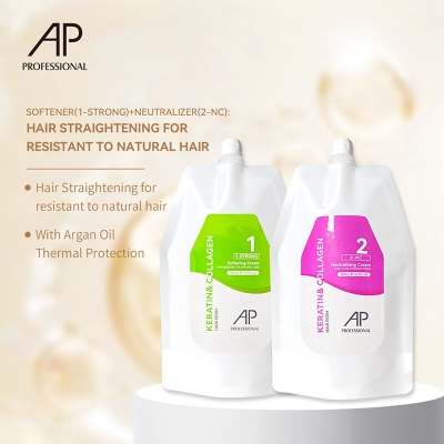 Picture of AP Premium Keratin & Collagen Complex Repair Rebonding Straightening Cream