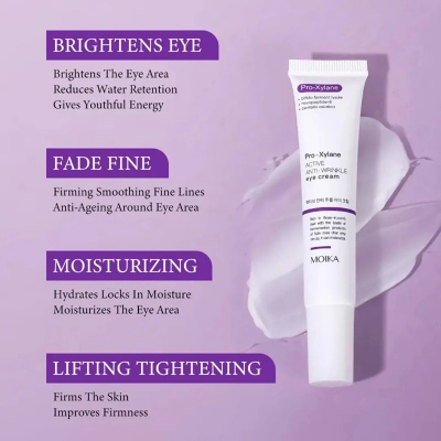 Picture of MOIKA Pro-Xylane Anti Wrinkle Aging Dark Circle Removal Eye Cream 15 Gm