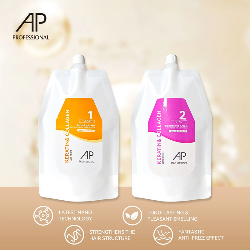 Picture of AP Premium Keratin & Collagen Complex Repair Rebonding Straightening Cream