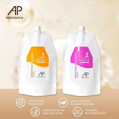 Picture of AP Premium Keratin & Collagen Complex Repair Rebonding Straightening Cream
