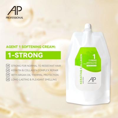 Picture of AP Premium Keratin & Collagen Complex Repair Rebonding Straightening Cream