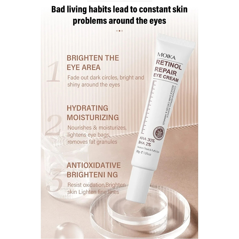 Picture of MOIKA RETINOL REPAIR + DARK CIRCLES REMOVING EYE CREAM 30 Gm