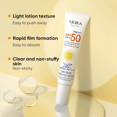 Picture of MOIKA SPF 50 UVA/UVB Waterproof Sunblock Sunscreen 25Gm