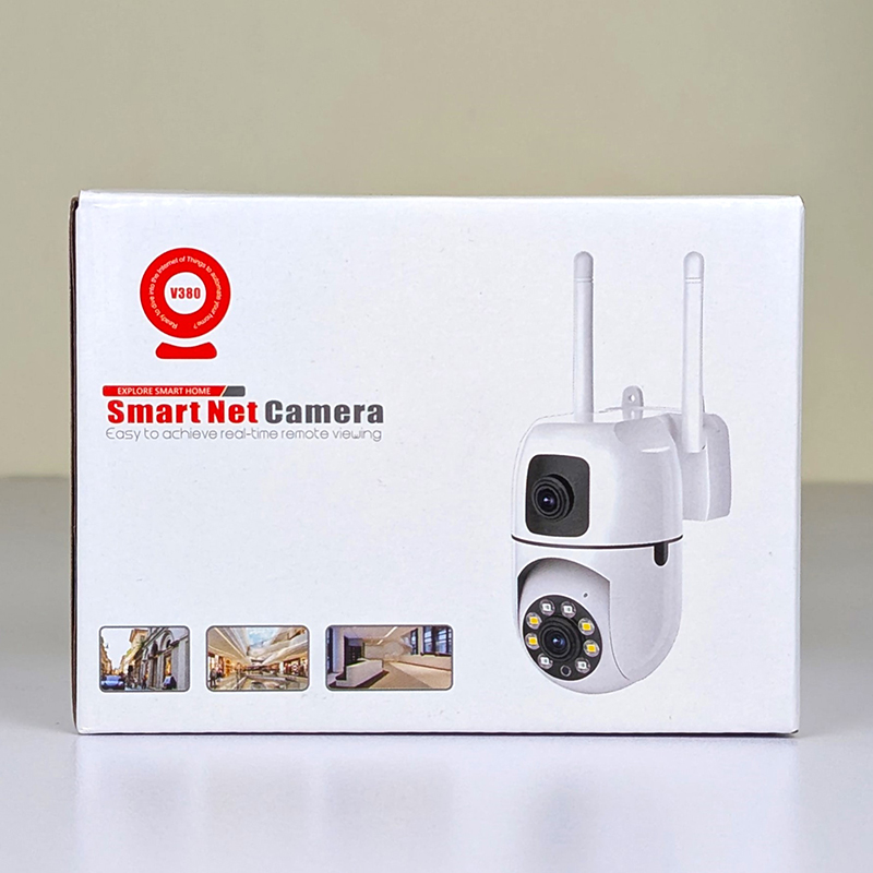 Picture of New V380 Mini Indoor PTZ Dual Lens Camera 4MP HD Smart Home WiFi Security for Baby Monitor Indoor Network Dual Lens Camera