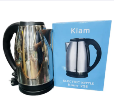 Picture of KIAM ELECTRIC KETTLE KIAM-228 AUTOMATICALLY TURNS OFF – AUTOMATIC OVER HEAT PROTECTION (2.8 L)
