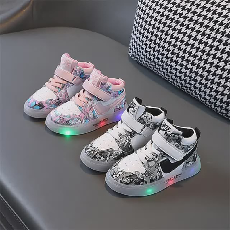 Picture of Kids LED Light Up Sneaker Glow  Unisex Breathable Athletic Shoes Casual Sports