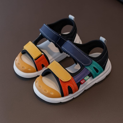 Picture of New Baby Sandals for Summer  Boys and Girls  Fashion slippers  Lining Suitable for Toddlers on the Beach Use Baby slippers