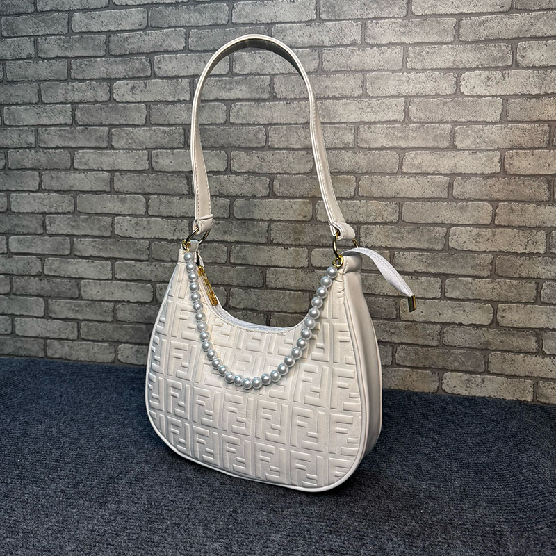 Picture of Shoulder Bag New Women's subaxillary Bag Niche Design Advance Half Moon Pu leather Handbag