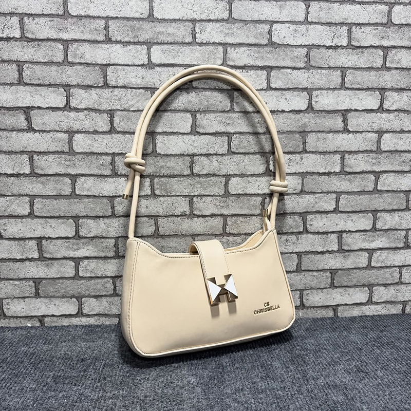 Picture of Casual Retro Single Shoulder Bags Cosmetic Bags PU Storage Bags Girls Handbags Makeup Lipstick Bags Rivet Star Purse Wallets Y2k Style Handbags Women Shoulder Bags