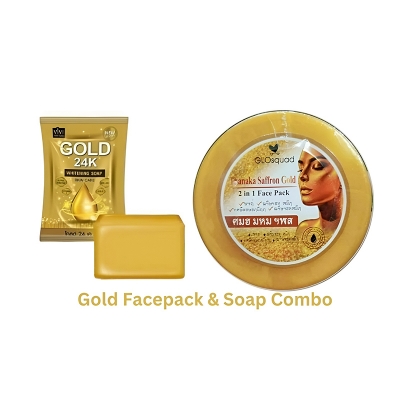 Picture of Glowsquad Thanaka & Vivi Gold Soap Combo Eid Special.2pcs