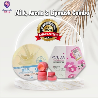 Picture of Aveda & Milk Soothing Skin Care Special Combo With Free Lip Mask