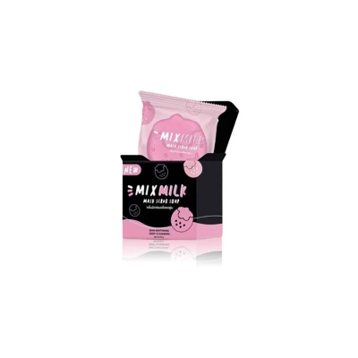 Picture of Strawberry Mix Milk Mask Scrub Soap (New Mix Milk Mask Scrub Soap -55g),1pcs