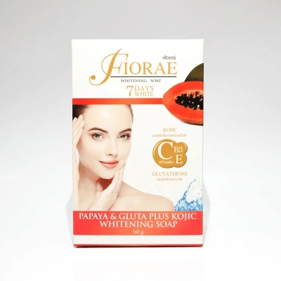 Picture of Fiorae Papaya Soap 165gm Single Piece Natural Skin Care Beauty Bar