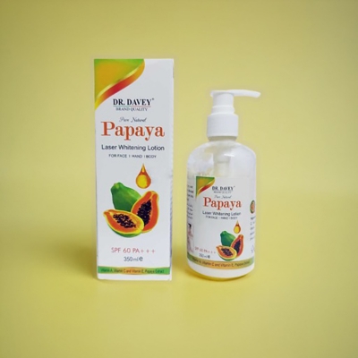 Picture of Dr. Davey Pure Natural Papaya Body Laser Whitening Lotion – 350ml,,1pcs