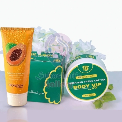 Picture of Body VIP and Bioaqua Papaya Face Wash Combo
