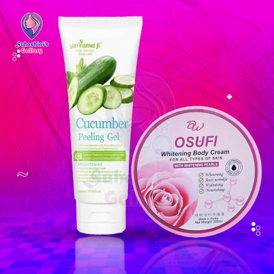 Picture of Osufi Body Cream Combo (Body Cream+ Cucumber Peeling Gel)