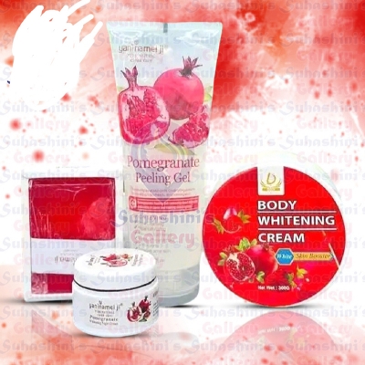 Picture of Pomegranate 4 in 1 Combo (Peeling Gel+Soap+Night Cream+Body Cream)  4 pcs