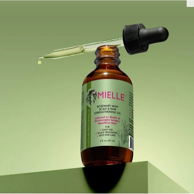 Picture of MIELLE Rosemary Mint Scalp & Hair Strengthening Oil- 59ml