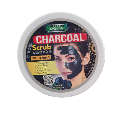 Picture of Charcoal Face Body Scrub For Whitening 1pcs