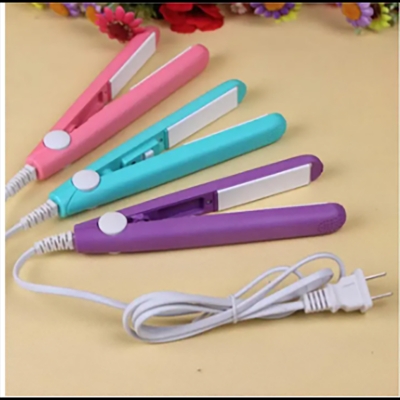 Picture of Cute Mini Colorful Hair Straightener Safe to Use and Easy to Carry.png..1pcs