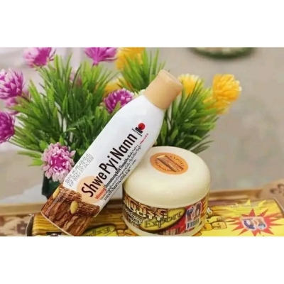 Picture of Shwe Pyi NannThanaka Body Lotion and Facepack Combo.. 2 Pack