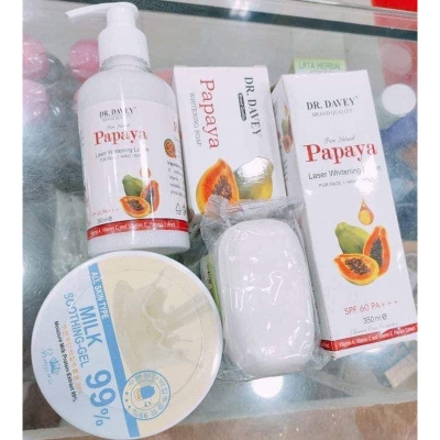Picture of Milk Soothing Gel & Papaya 3 in 1 Combo,3pcs