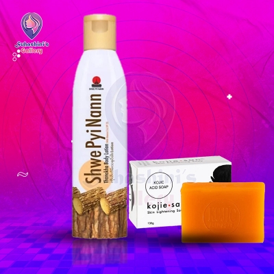 Picture of koji San Soap & Thanaka Body lotion Combo