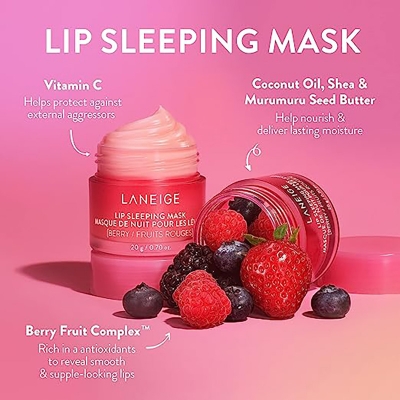 Picture of Laneige Lip Sleeping Mask Berry 20g Nourish Hydrate..1pcs