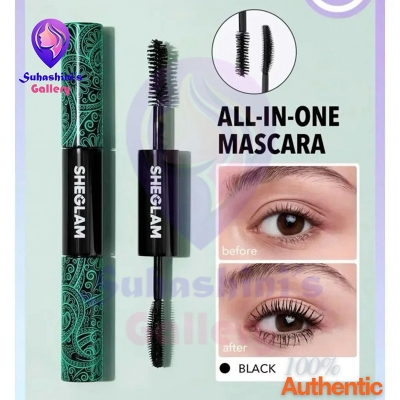 Picture of SHEGLAM MASCARA- 2 In 1 Black Volume and Length Waterproof Mascara Long Lasting Dual