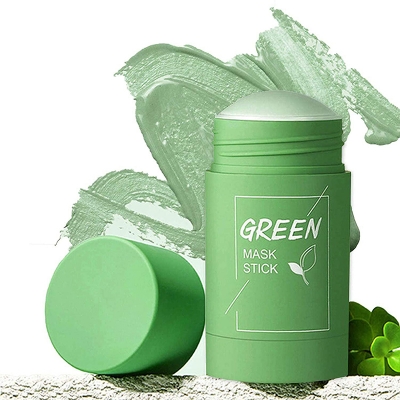 Picture of Green Tea Mask Stick, Green Mask Stick Blackhead Remover and Deep Cleansing Oil Control and Anti-Acne Solid and Fine, Suitable for All Skin Types (Green Tea) 1pcs