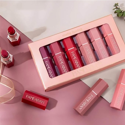Picture of Handaiyan Matte Lipsticks 6 Pcs. 1packet