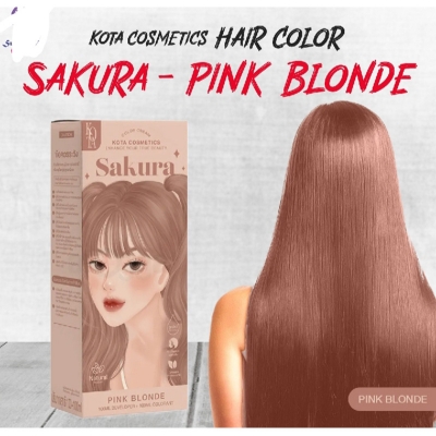 Picture of Kota Natural Sakura Permanent Hair Color Cream (Pink Blonde) 1pcs