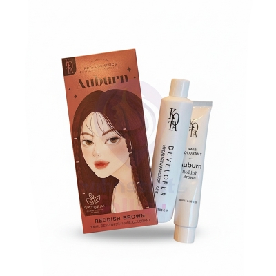 Picture of Kota Natural Auburn Permanent Hair Color Cream (Reddish Brown) 1pcs