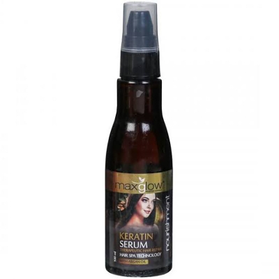 Picture of Maxglow Keratin Serum Therapeutic Hair Repair Hair Spa Technology 100 ml,1pcs