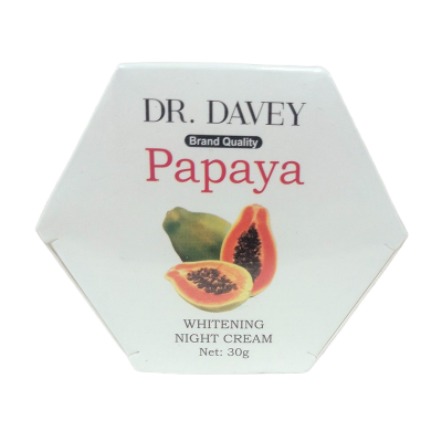 Picture of Dr. Davey Papaya Whitening Night Cream for Face And Neck Skin Care Beauty And Personal Care