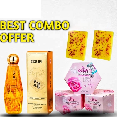 Picture of Osufi Serum + Saffron Soap + Body Cream Combo..3pcs