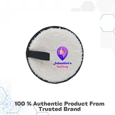 Picture of Fiber Makeup Remover Pad Reusable Face Cleaning Sponge Cosmetic Puff (1 PCS)